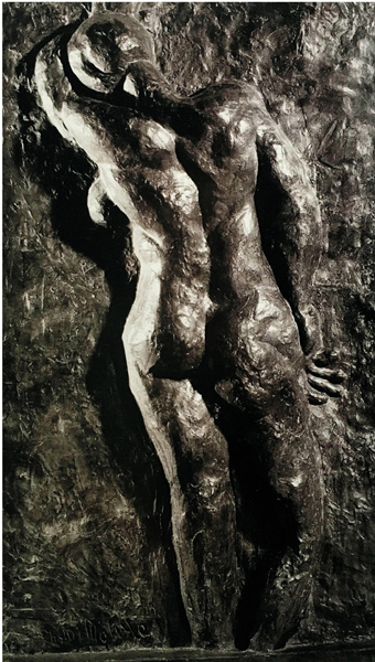 （法）马蒂斯 背部1 190×116×17cm 青铜 1909年