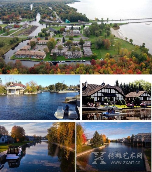 Lagoon 市，被称为安大略省的 “小威尼斯 ”，它引导走出秘密的运河生活，艺术家无处不在。