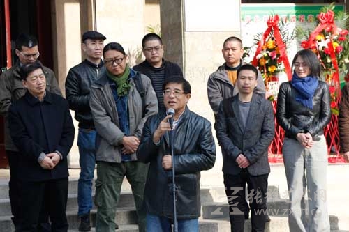 河南省美协顾问、洛阳市美协主席  文柳川致辞