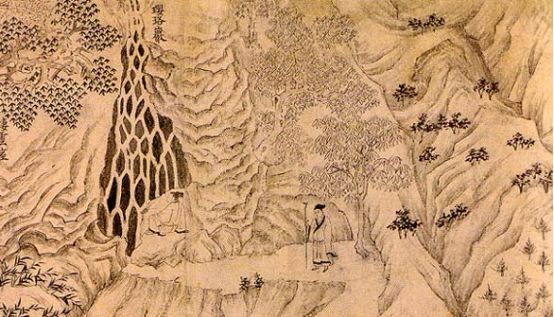   李公麟《龙眠山庄图》局部