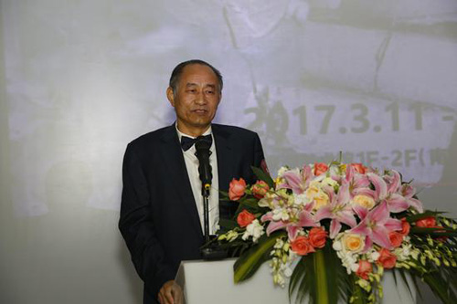     百家湖国际文化投资集团董事长、南京国际美术展创始人严陆根博士讲话