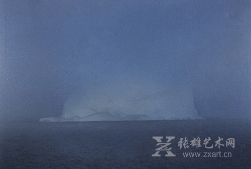格哈德·里希特Gerhard Richter -《雾中的冰山》，1982，现藏于旧金山市现代艺术博物馆