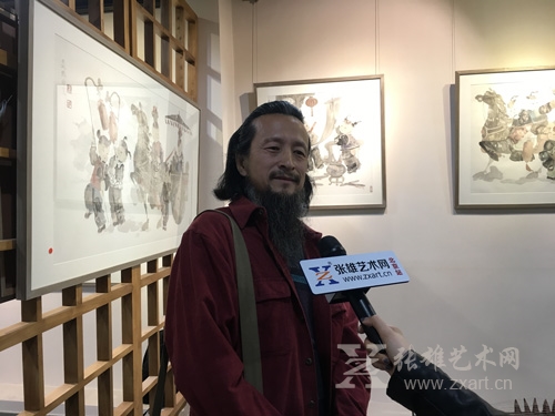 张雄艺术网采访画家孟繁星