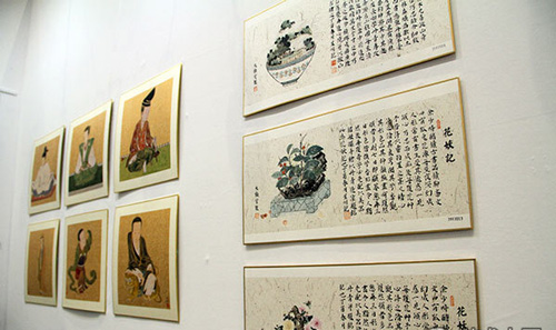 ART100画廊展出艺术家陈星州作品