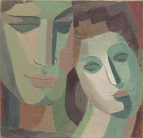    庞薰琹 构图 布面油画 35×36cm1947年