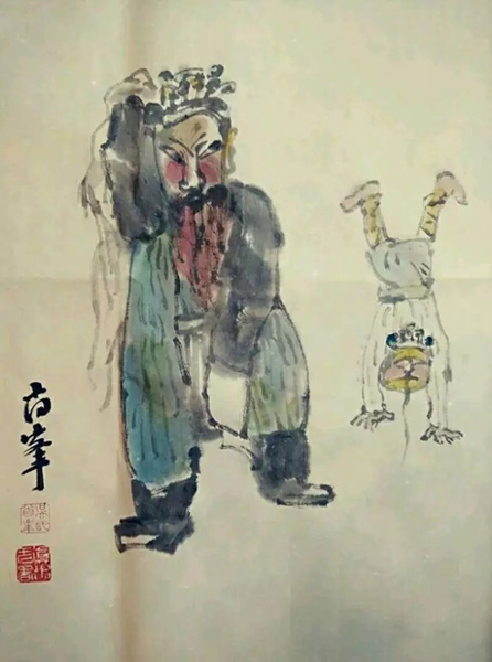 肖峰作品《戏剧人物》N02