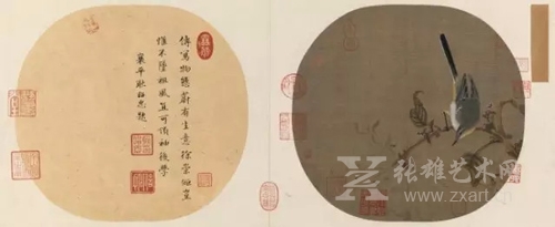 宋佚名 红蓼水禽图页 绢本设色 25.2x26.8 北京故宫博物院藏