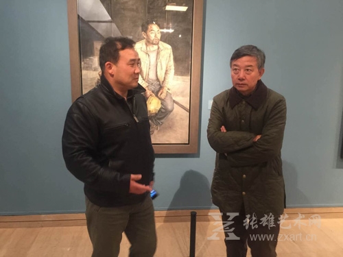 孙文刚先生与中国美术家协会副主席吴长江先生