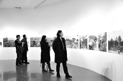 “贝聿铭文献展”展览现场
