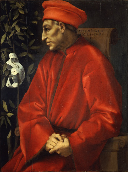 雅各布·达·蓬托尔莫，科西莫·美第奇肖像，1519-1520