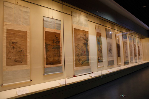 天津博物馆“清代前期绘画特展”现场。