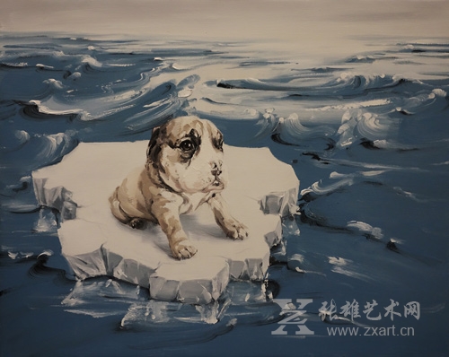 漂流记NO.5 100x80cm 布面油画 2016