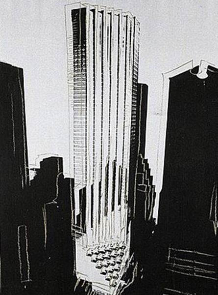 1981年安迪·沃霍尔创作的《特朗普大厦》