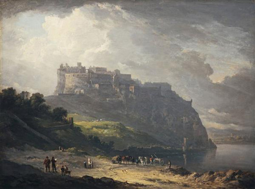    《爱丁堡城堡与洛克湖》，布面油画，1824年