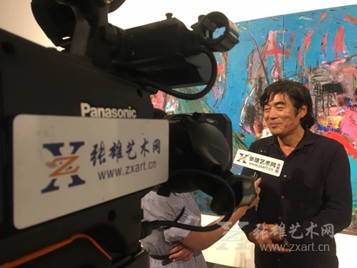 张雄艺术网采访本次展览参展艺术家张立平