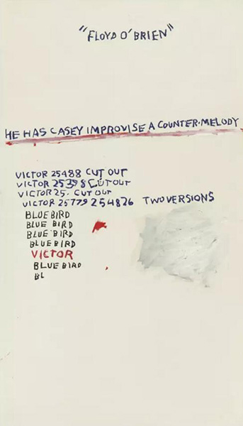 让·米歇尔·巴斯奎特（1960 - 1988）《Fats II》 压克力 油彩棒 画布 285 x 163.3cm. 1987年作 估价：美元 4,000,000- 6,000,000