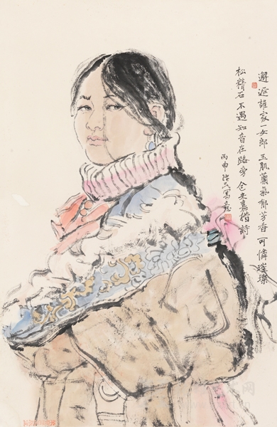 任继民《甘南少女》
