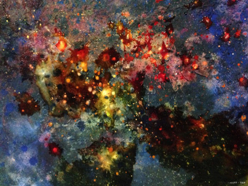 杨丽莎丨精灵2丨综合材料丨40×40CM丨2017年