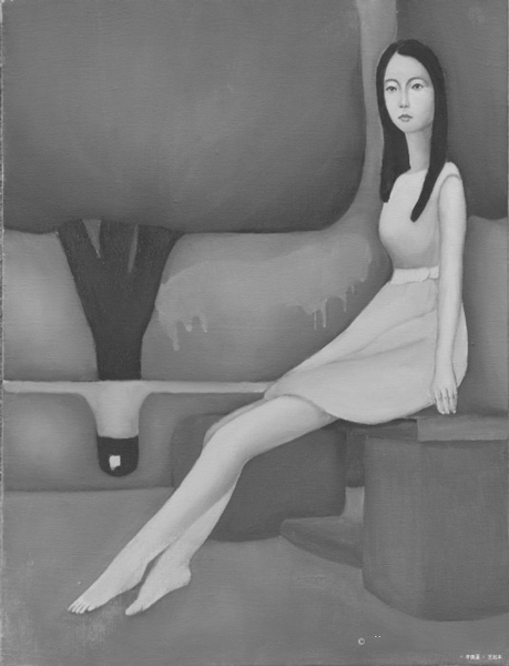 李臭蛋丨我的girl丨布面油画丨30×20CM丨2015年