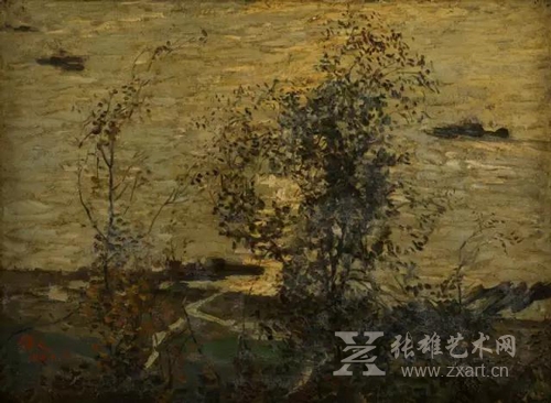 故乡的河 38X51CM 1980年