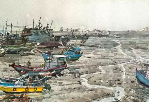 港湾         31 x 41cm 