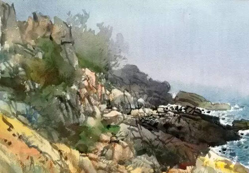 雾海之一         31 x 41cm 