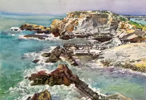 浪花曲       31 x 41cm 