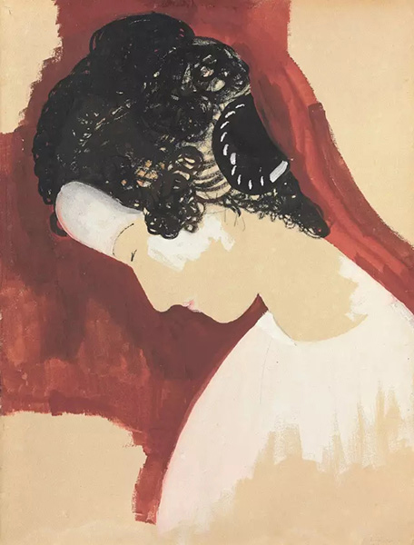 ©2017 Artists Rights Society (ARS), New York / ADAGP, Paris 拍品编号33A 康斯坦丁・布朗库西 (1867-1957) 《女人肖像》 水粉铅笔纸本裱于画板 53.8 x40.8 cm. 1912年作 估价：美元600,000 -800,000