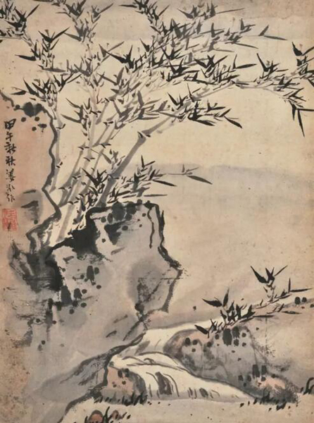 （二）甲午（1654年）新秋，姜泓。    钤印：在湄