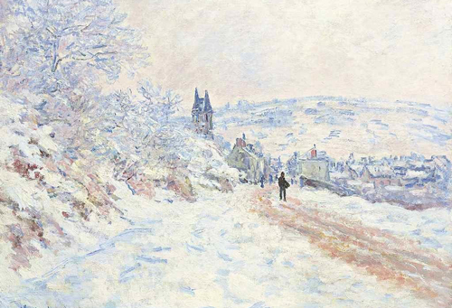 克劳德·莫奈(1840-1926) 《通往弗特伊的道路(雪景)》 估价：1000万 — 1500万美元 成交价： 1144.75万美元