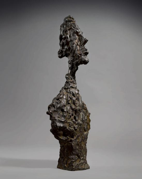 阿尔贝托·贾科梅蒂（1901-1966） 《迪亚哥头像》 估价：1000万 — 1500万美元 成交价： 1092.5万美元