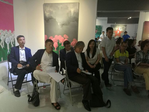   与深圳画家进行学术交流