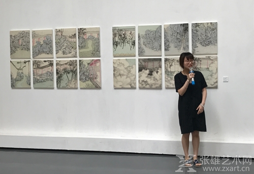 参展艺术家全子发言