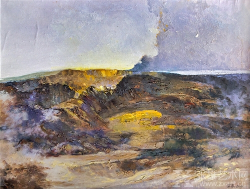    《陕北印象之一》 布面油画 2010年