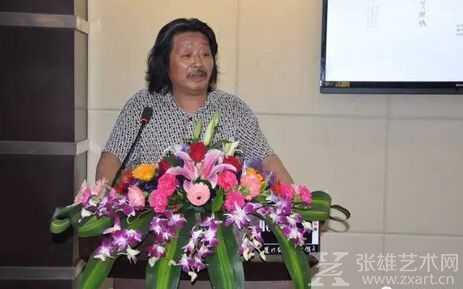 厦门弘德艺术馆馆长周循先生致辞