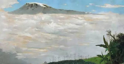 现当代艺术，吴冠中，《乞力马扎罗雪山》，人民币3220万元