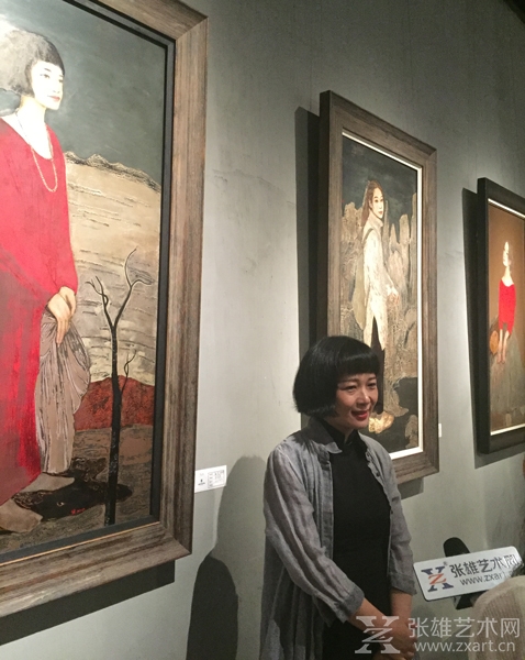 张雄艺术网采访参展人朱莉燕