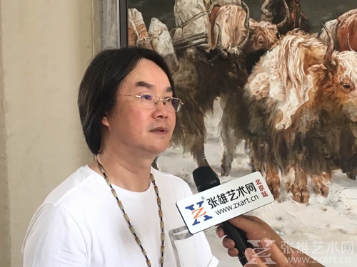 张雄艺术网采访中国少数民族美术促进会理事张明