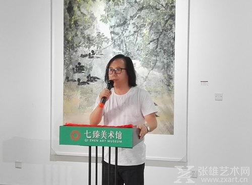 中国美协会理事荣宝斋画院院长唐辉致辞
