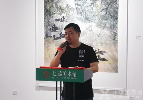 清华大学中国画高研班学员代表曹富文致辞