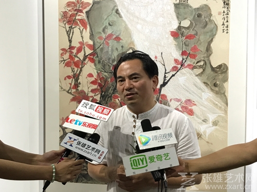 张雄艺术网采访清华大学中国画高研班导师马顺先