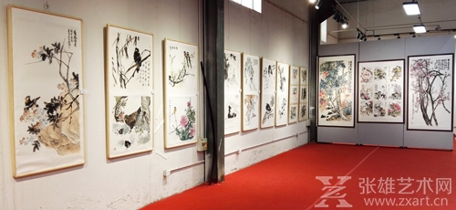 伯揆花鸟画工作室展览版块