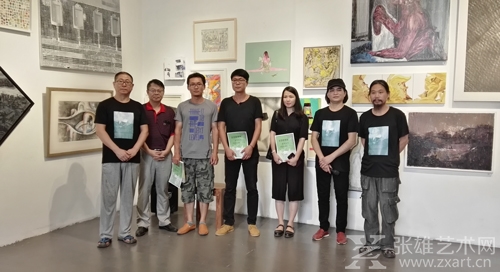 优秀作品奖获得者合影