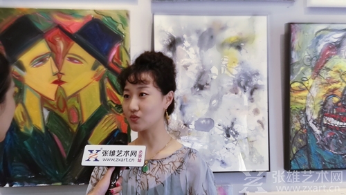 张雄艺术网采访参加展览艺术家王靖淇