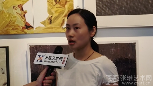 张雄艺术网采访参加展览艺术家柳丁