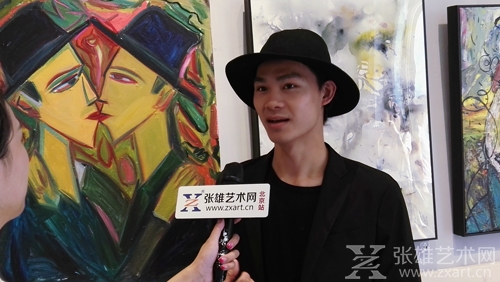 张雄艺术网采访参加展览艺术家邓辉