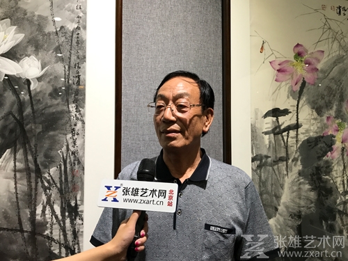 张雄艺术网采访国家一级美术师中国美术家协会会员杨海滨