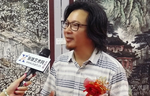 张雄艺术网采访中国人民大学画院导师胡明德