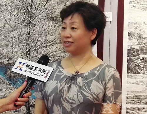 张雄艺术网采访中国人民大学画院学员张国红