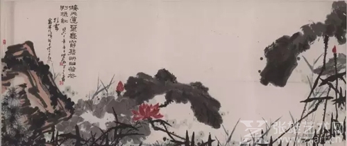 潘天寿 《露气》 1958年作 中国美术馆藏